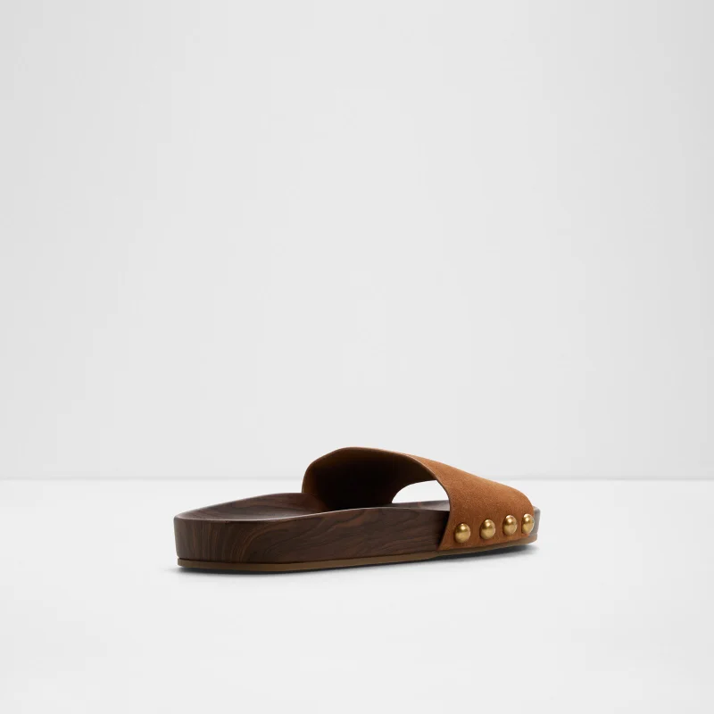 الدو ROOTED Open Toe Flat Sandals